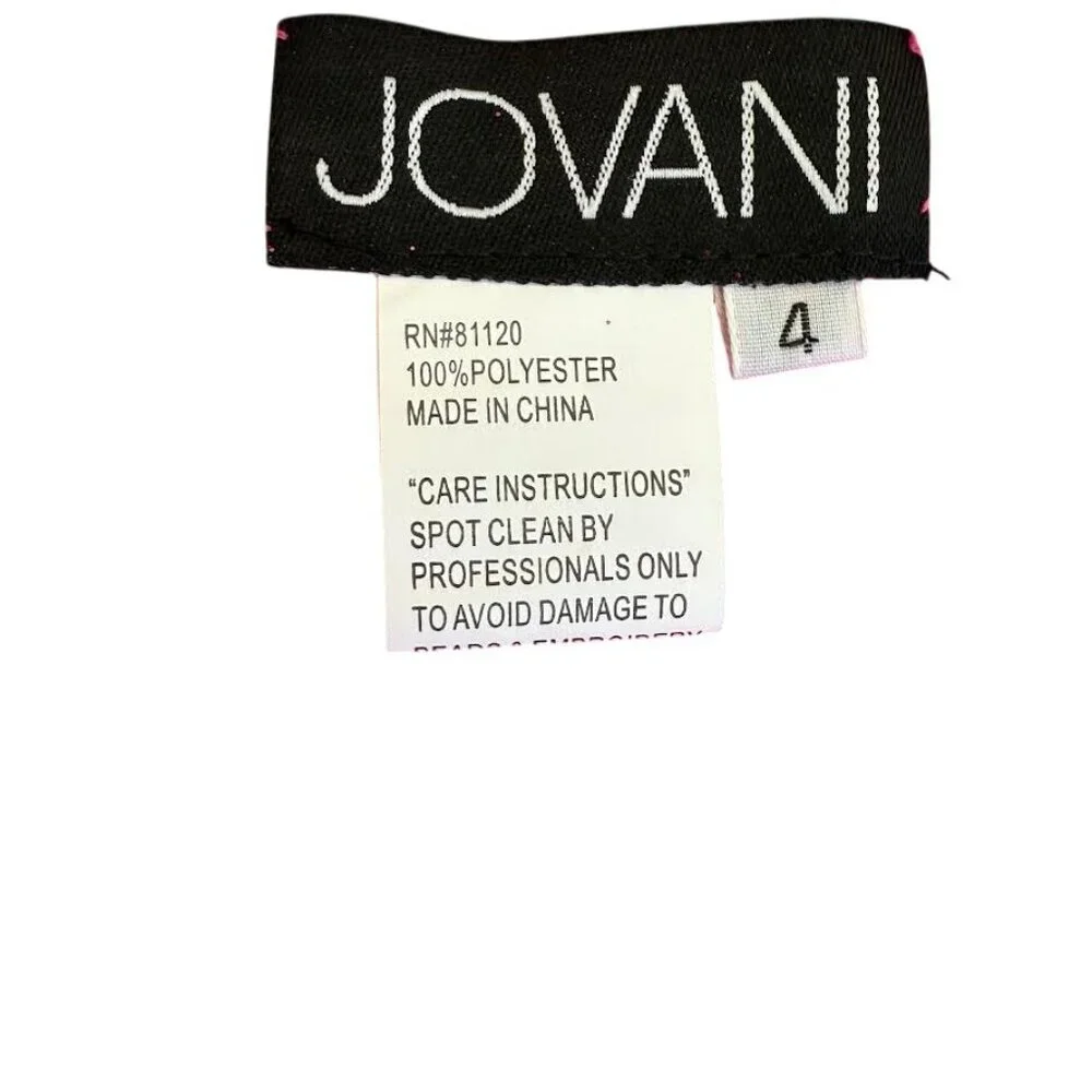 Hot Pink Strapless Corset Jovani Gown 43419 Size 4 NWT - Picture 7 of 9